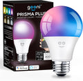 Geeni Prisma Plus Smart Light Bulb, 800 Dimmable Color-Changing LED, Tunable White, Works with Alexa & Google Home, Wi-Fi Control, App-Enabled A19 Smart Bulb, Energy Efficient, 1-Pack