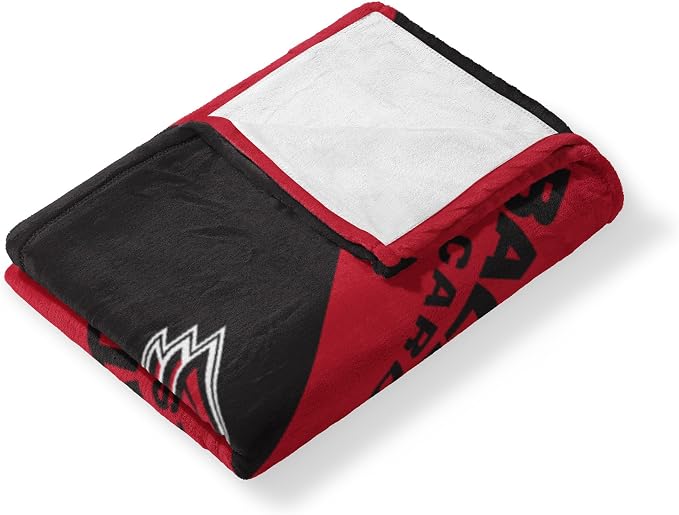 Northwest NCAA Silk Touch Throw Blanket, Ultra Soft Plush Polyester, Lightweight Warm Decorative Fan Gift, 46 x 60 in