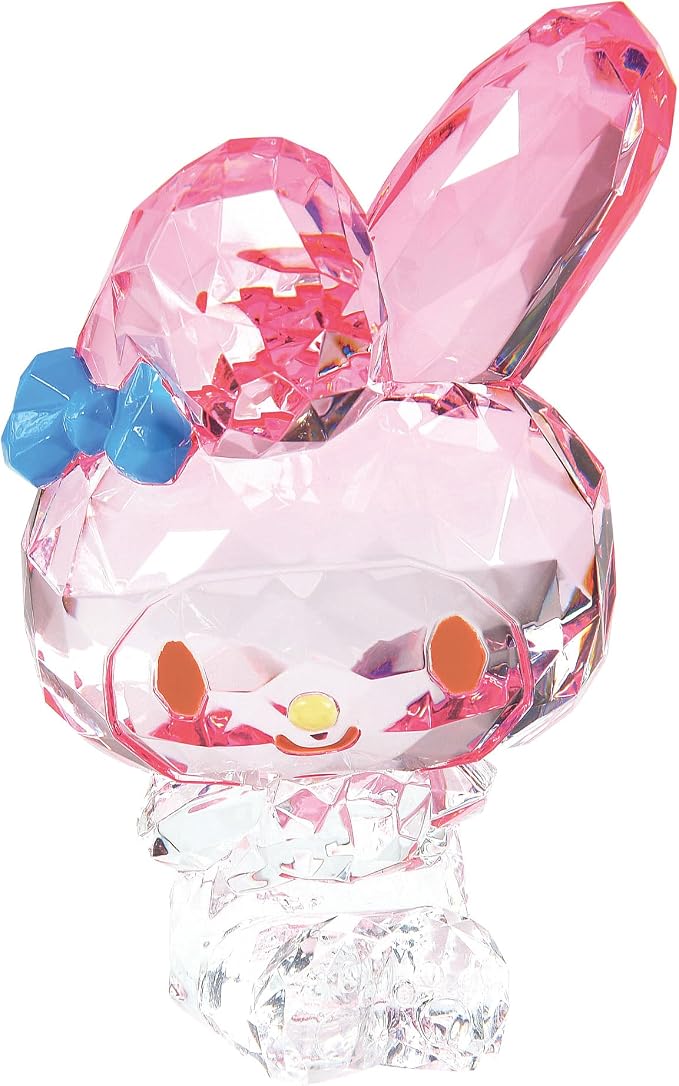Enesco FACETS Sanrio My Melody Sitting Miniature Figurine, 1.9 Inch, Multicolor