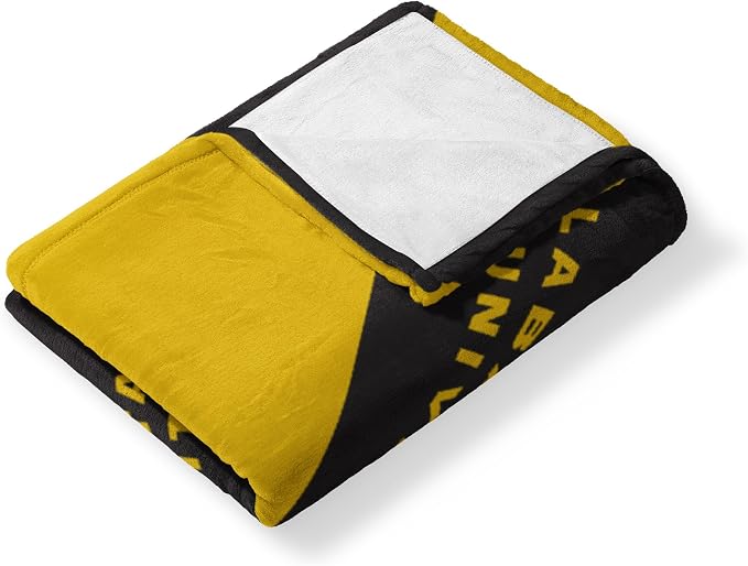 Northwest NCAA Silk Touch Throw Blanket, Ultra Soft Plush Polyester, Lightweight Warm Decorative Fan Gift, 46 x 60 in