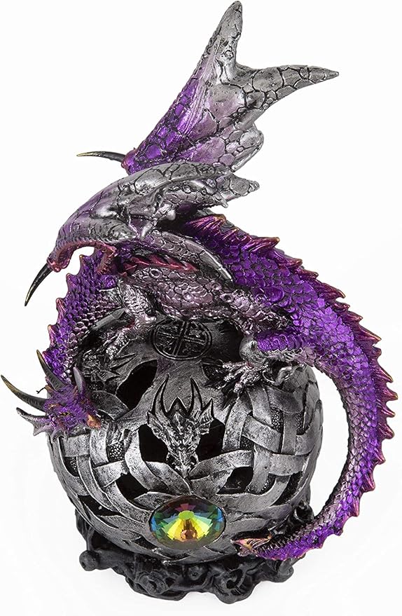 George S. Chen Imports LED Dragon Home Decor Statue Figurine Unique Gifts