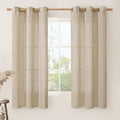 LAMIT Linen Curtains 63 inches Long by LAMIT