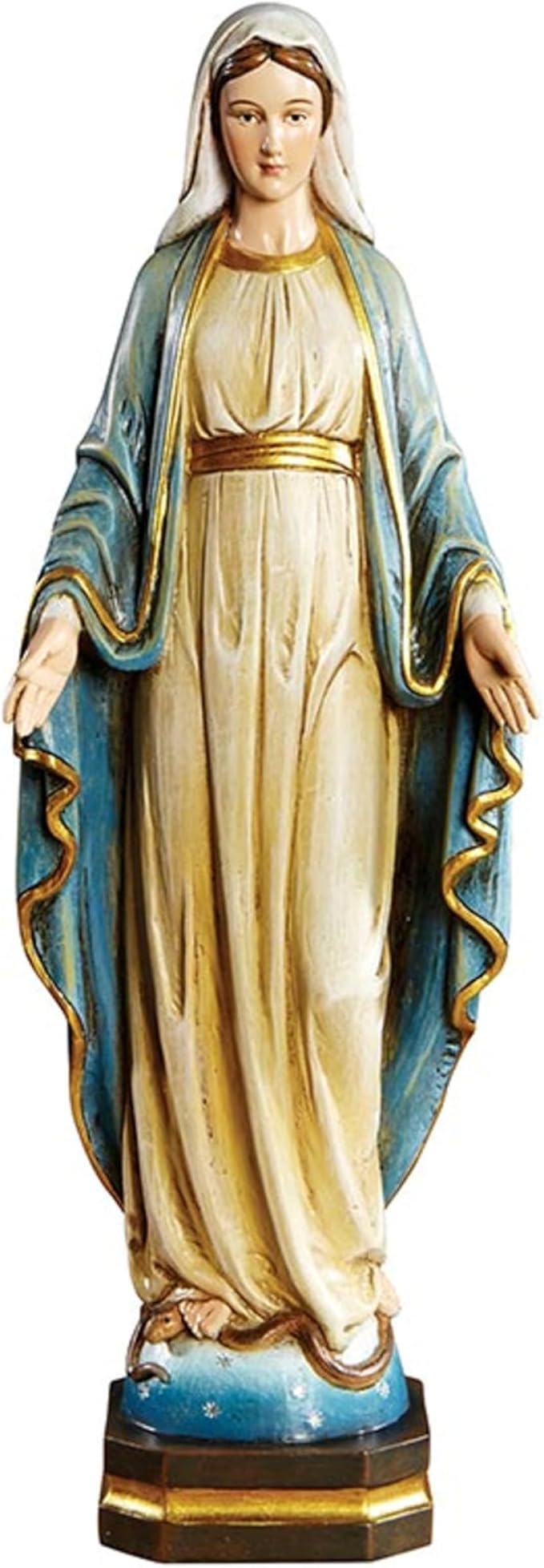 12" Val Gardena Our Lady of Grace Statue