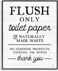 Bathroom Rules Typography Humor, 16 x 20 Inch Framed Giclée Print | Stupell Industries · Ready to hang once unboxed · Great gift for housewarming · Made in USA