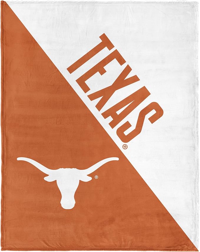 Northwest NCAA Silk Touch Throw Blanket, Ultra Soft Plush Polyester, Lightweight Warm Decorative Fan Gift, 46 x 60 in