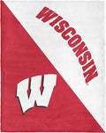 Northwest NCAA Silk Touch Throw Blanket, Ultra Soft Plush Polyester, Lightweight Warm Decorative Fan Gift, 46 x 60 in
