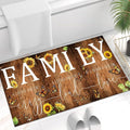 GUBIYU Farmhouse Sunflower Area Rug for Living Room A Little Bit of Crazy Family Welcome Door Mat,Home Porch Decor Doormat,Farmhouse Entrance Rug for Bedroom,Housewarming Gift,Wedding Room 23.6"x35.4"