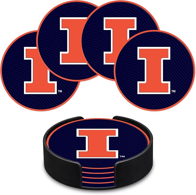 Rico Industries NCAA 4pack Coaster Set - Classic Favorites