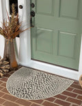 Jill Zarin Jill Zarin Outdoor Collection Area Rug - Cape Town (3' 1" x 6' 1" Hearth Black/Ivory)