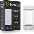 Insteon Smart Switch for Home, On/Off Switches for Lights, Fans, & Motors Up to 1HP, 1800W Scene Controller, Hub Only Required for Use with Alexa & Google Assistant, Neutral Wire Needed - 2477S