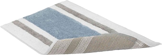 Izod - Bathroom Rug 20x32, Soft, Non-Slip & Absorbent Cotton | Soft & Absorbent Cotton, Non-Slip Backing, Plush Comfort, Machine Washable, Everyday Bathroom Use