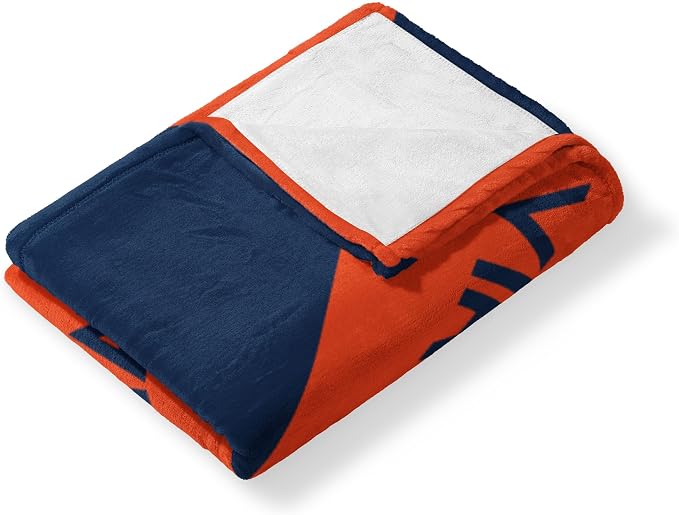 Northwest NCAA Silk Touch Throw Blanket, Ultra Soft Plush Polyester, Lightweight Warm Decorative Fan Gift, 46 x 60 in