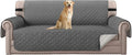 H.VERSAILTEX Reversible Sofa Cover Couch Cover for 3 Cushion Couch Water Resistant Sofa Cover for Living Room Quilted Furniture Washable Couchs Protector(Oversized Sofa, Charcoal Grey)