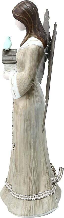 Pavilion - 7.5" Angel Figurine - Family When We Have Each Other, We Have Everything - Simplistic Rustic Modern Farmhouse Statue