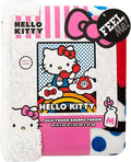 Northwest Hello Kitty Silk Touch Sherpa Throw Blanket, Plush and Warm, 40 x 50 Inches, On The Phone Design