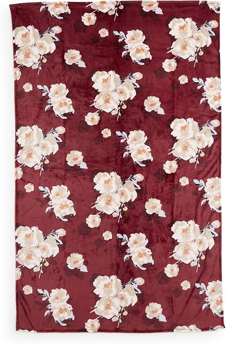 Vera Bradley Women's Fleece Throw Blanket – Soft Plush Blanket for Couch, Bedroom & Home Décor