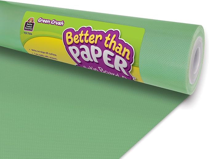 Teacher Created Resources Green Crush Better Than Paper Bulletin Board Roll (TCR77616)