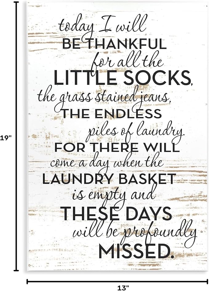 'Rustic Parenthood Phrase'| Wall Plaque Art | Stupell Industries | 13 x 19 Inches, Easy to Hang and Sturdy, Made in USA, by Lettered and Lined