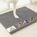 Muddy Mat® | Super Water Absorbent Door Mat Indoor, Microfiber Quick Dry Chenille Entryway Rug, Slip Resistant Front Door Mat, Indoor Mats for Entryway, Machine Washable Pet Rug, Grey 26" x 42"