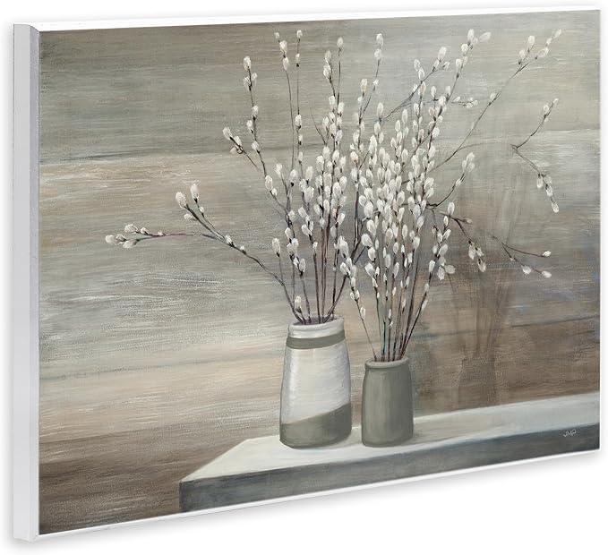 Stupell Industries Pussy Willow Still Life Oversized Wall Plaque Art, Proudly Made in USA | Stupell Industries · By Wild Apple Portfolio · Ready to hang · Made in USA