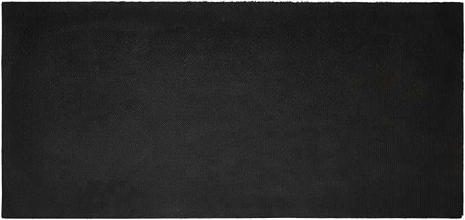 VHC Brands Coir Welcome Door Mat, Entry Rug, with PVC Backing, for Indoor Outdoor Use, Connell Collection, Rectangle 17x36 Doormat, Welcome to Our Prim Homestead, Natural