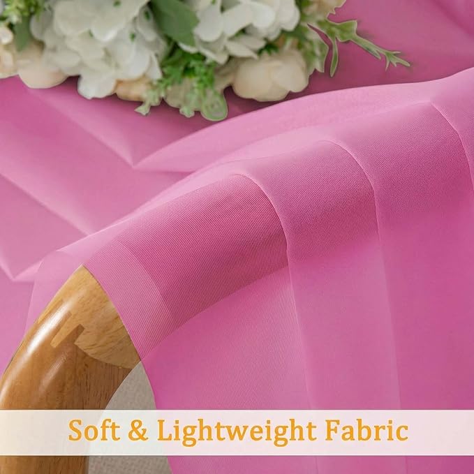 Gwine Sheer Curtains for Living Room 45 inch Length - Image 8