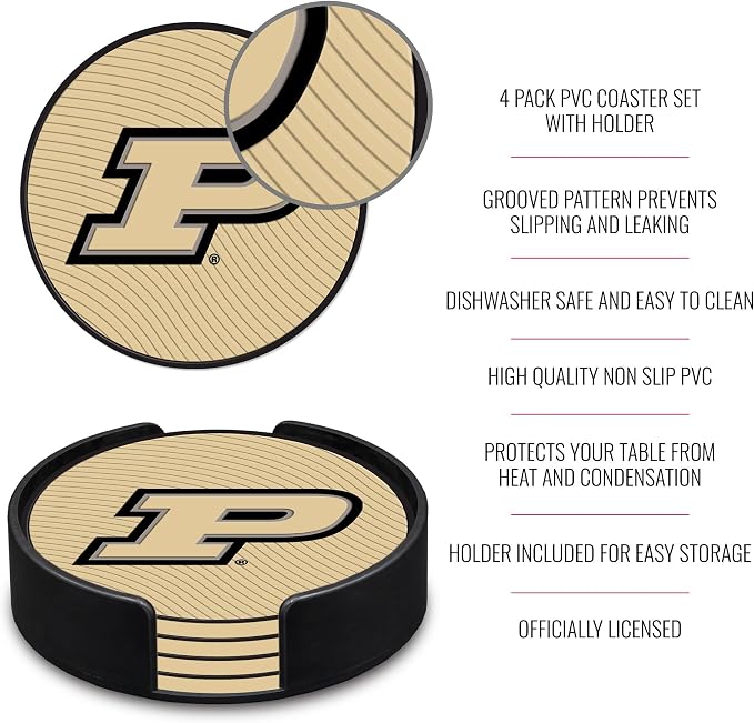 Rico Industries NCAA 4pack Coaster Set - Classic Favorites