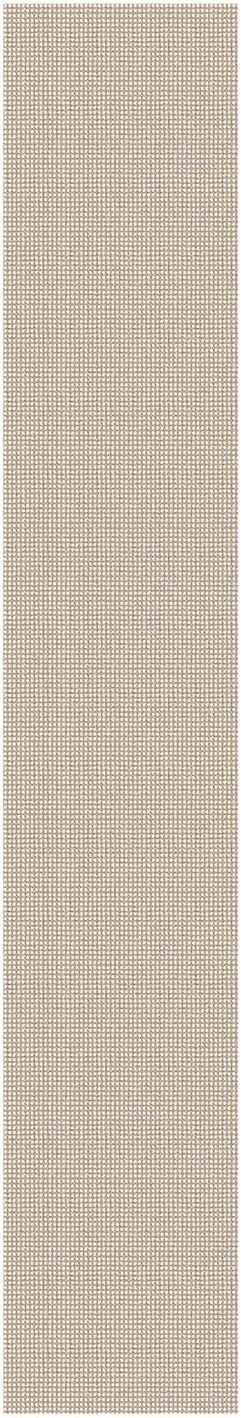 IOHOUZE Washable Runner Rug 2x12 Non Slip Rubber Backed Extra Long Hallway Runner Entryway Runner Indoor, Kitchen Rugs Woven Cotton Floor Carpet for Hall Entrance, Cream/Beige