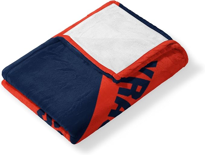 Northwest NCAA Silk Touch Throw Blanket, Ultra Soft Plush Polyester, Lightweight Warm Decorative Fan Gift, 46 x 60 in