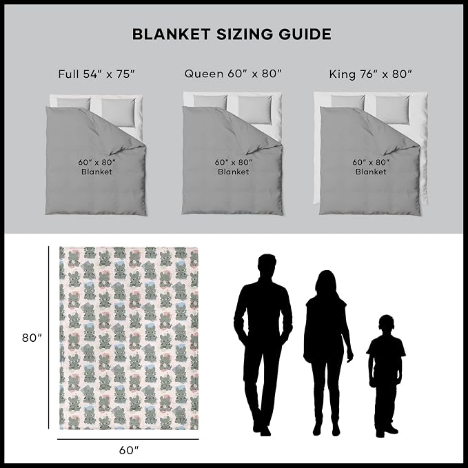 Northwest How to Train Your Dragon Many Emotions Silk Touch Throw Blanket 60x80 inches