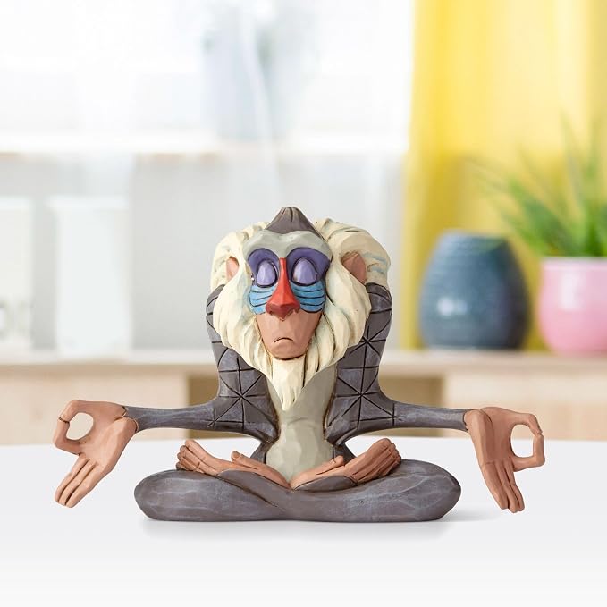 Enesco - 6000962 Disney Traditions by Jim Shore Lion King Rafiki Figurine, 3.1 Inch, Multicolor