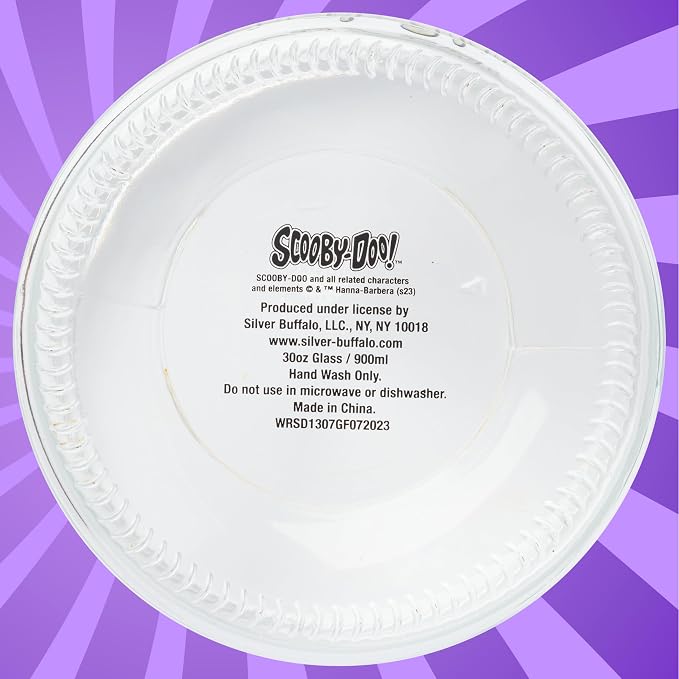 Silver Buffalo Scooby Doo Scooby Snacks, Glass Jar with Lid | Cookie Candy, Small Size