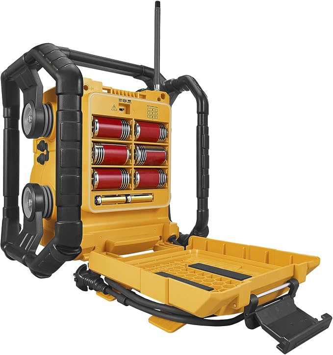 Sangean U4 Weather Alert Radio with Bluetooth, AM/FM, Aux-in Ultra Rugged Rechargeable Digital Tuning Radio, Yellow