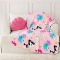 Mermicorno Starfall Kids Bedding Super Soft Plush Fluffy Throw Blanket, 46 in x 60 in, (Officially Licensed Product) By Franco