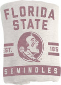 Logo Brands NCAA Sweatshirt Blanket - Officially Licensed Soft Throw Blanket for Fans, Cozy Game Day Blanket, Vintage-Style, Great Gift for Students & Alumni