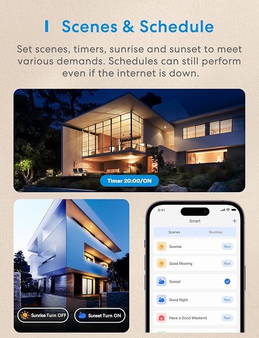 meross 4 Pack Smart Dimmer Switch Single Pole Supports Apple HomeKit, Alexa Google Assistant & SmartThings, 2.4Ghz WiFi Light Switch for Dimmable LED, Neutral Wire Required, Remote Control Schedule | Supports HomeKit, Alexa, Google & SmartThings, 2.4GH...