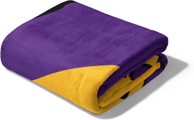 Northwest NCAA Silk Touch Throw Blanket, Ultra Soft Plush Polyester, Lightweight Warm Decorative Fan Gift, 46 x 60 in