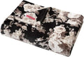 Betsey Johnson - Blanket, Buttery-Soft Throw Blanket for Couch or Bed, Boldly Plush & Oversized Bedding (Vintage Floral Black, 50" x 70")