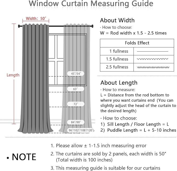 MYSKY HOME Boho Country Room Decor Long Curtains for Living Room,Light Filtering Privacy Protect Semi Sheer Macrame Curtains for Sliding Glass Patio Doorways, 50" x 90", Terracotta, 2 Panels