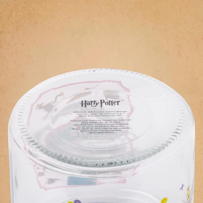 Silver Buffalo Harry Potter Hogsmeade Honeydukes Sweets, Glass Jar with Lid | Wizarding Treats, Cookie Snack Candy, Small Size