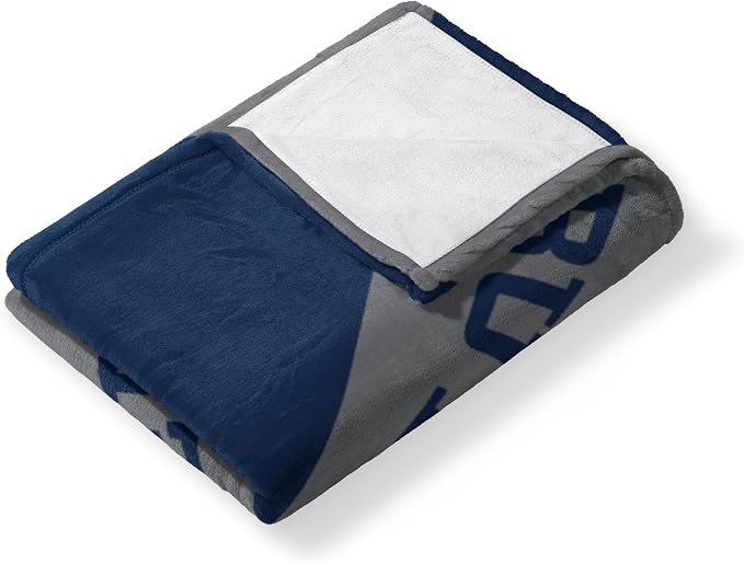 Northwest NCAA Silk Touch Throw Blanket, Ultra Soft Plush Polyester, Lightweight Warm Decorative Fan Gift, 46 x 60 in
