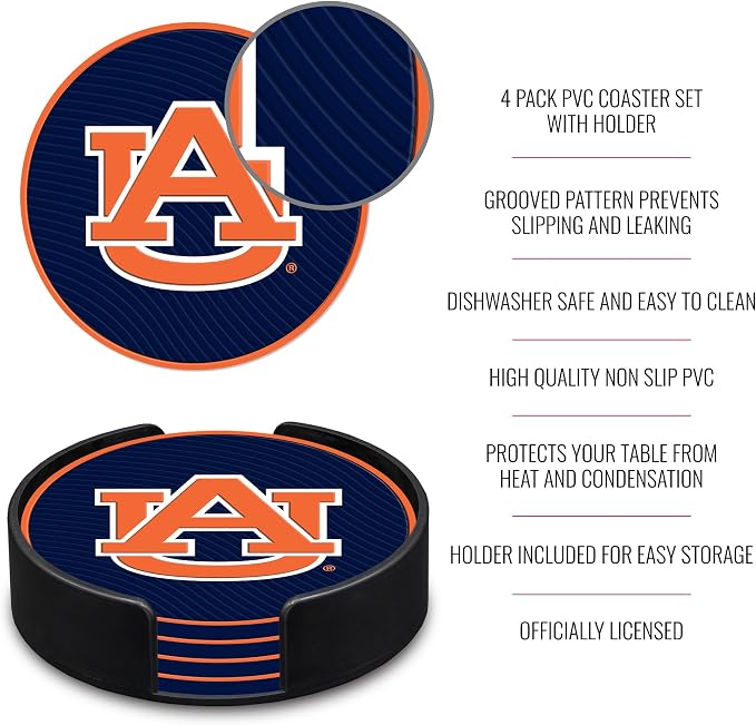 Rico Industries NCAA 4pack Coaster Set - Classic Favorites
