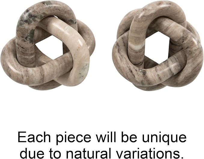 Bloomingville Marble Chain Link, Beige