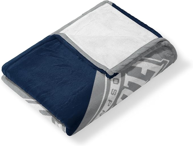 Northwest NCAA Silk Touch Throw Blanket, Ultra Soft Plush Polyester, Lightweight Warm Decorative Fan Gift, 46 x 60 in