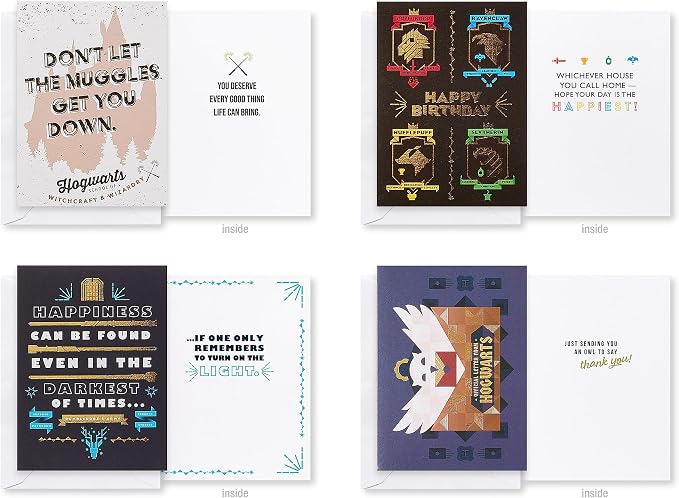 American Greetings Deluxe Harry Potter Card Bundle with Envelopes, Birthday and All-Occasion (32-Count)
