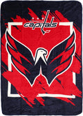 Northwest NHL Washington Capitals Micro Raschel Throw Blanket, 46" x 60", Dimensional