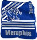 Logo Brands NCAA Raschel Throw Blanket – 50 x 60 Soft Fleece Blanket, Officially Licensed Collegiate Design, Cozy Throw for Tailgating, Game Day, & Home Décor