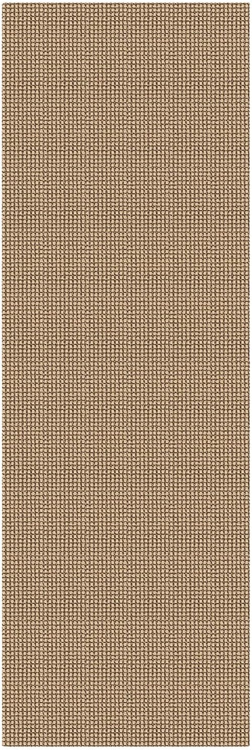 IOHOUZE Washable Runner Rug 2x7 Non Slip Rubber Backed Runners for Hallways Entryway Runner Indoor, Kitchen Rugs Woven Cotton Floor Carpet for Hall Entrance Bedroom, Orange/Tan/Brown