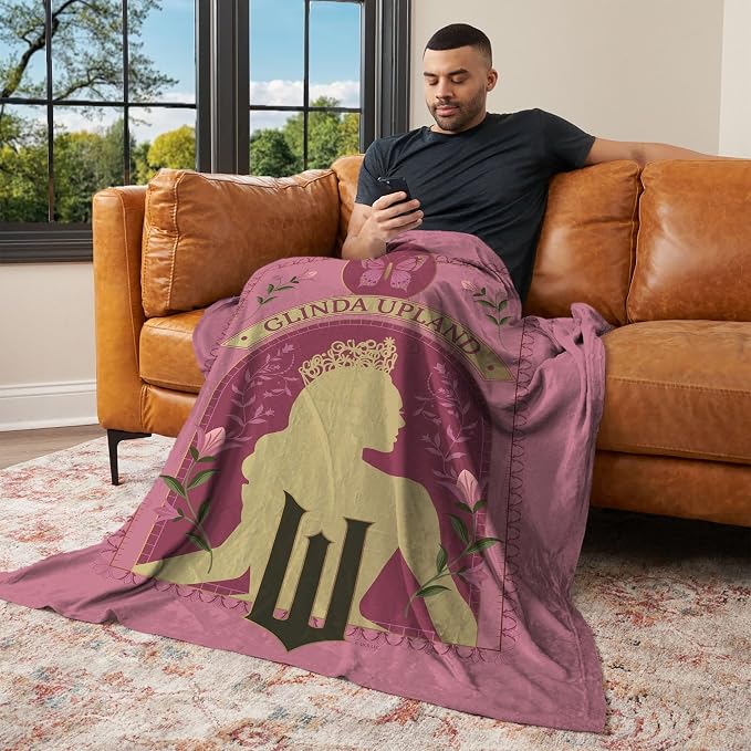 Northwest Wicked Glinda Upland Silk Touch Throw Blanket 60x80 inches