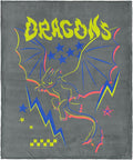 Northwest How to Train Your Dragon Neon Dragon Silk Touch Throw Blanket 60x80 inches